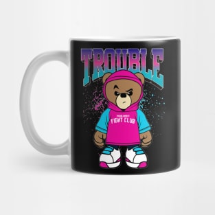 teddy bear fight club Mug